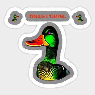 Duck Design Sticker